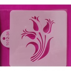 STENCILS TULIP FLOWERS