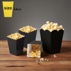 POPCORN BOXES SMALL BLACK 6'S