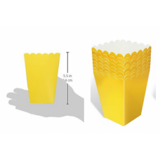 POPCORN BOXES SMALL YELLOW 5'S