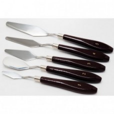 PALETTE KNIVES SET SILVER 5'S