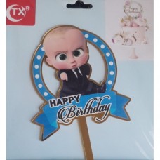 C/TOPPER HAPPY BIRTHDAY BOSS BABY