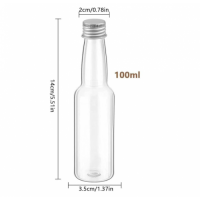 PLASTIC BOTTLE 14CM PACK 12