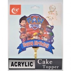 C/TOPPER HAPPY BIRTHDAY PAW PATROL