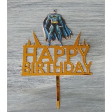 C/TOPPER HBD BATMAN GOLD