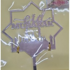 C/TOPPER EID MUBARAK STAR SILVER