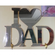 C/TOPPER I LOVE DAD GOLD