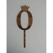 C/TOPPER NUM MINI 0 GOLD