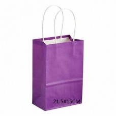 GIFT BAG SMALL PURPLE 15X21CM 1'S