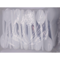 PLASTIC SPOONS DESSERT 250'S
