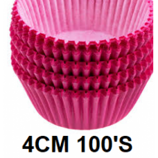 C/CAKE MINI PINK 4CM 100'S