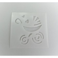 STENCIL PRAM 14*14
