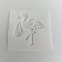 STENCIL STOCK WITH BABY 14*14