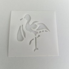 STENCIL STOCK WITH BABY 14*14