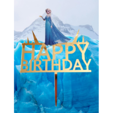 C/TOPPER HBD ELSA FROZEN GOLD