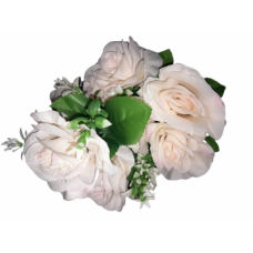 ROSES BUNCH ARTIFICIAL CREAM