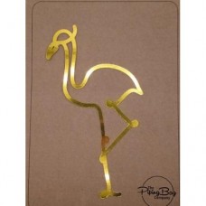 C/TOPPER LINE ART DECOR SWAN GOLD