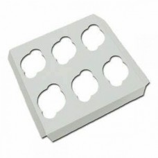 INSERTS CUPCAKE PVC 60*60*60MM 10'S