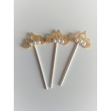 C/C/TOPPER CROWNS GOLD 3'S