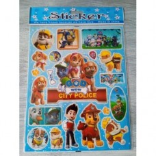 P/STICKERS PAW PATROL A4
