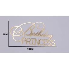 C/TOPPER BADGE BIRTHDAY PRINCESS