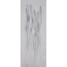 CANDLES SILVER LONG CURVY 6'S