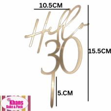 C/TOPPER HELLO 30