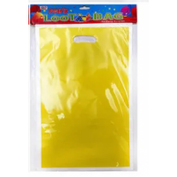 PARTY LOOT BAG MUSTARD 10'S