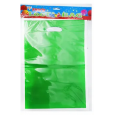 PARTY LOOT BAG LIGHT GREEN 10'S