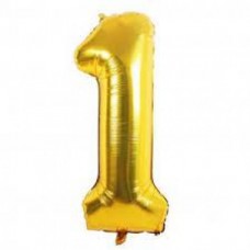 BALLOON NUMBER 1 GOLD 32