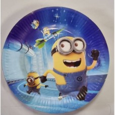 P/PLATES MINIONS 10'S