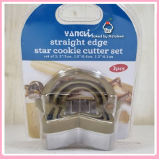 COOKIE CUTTER STAR STRAIGHT EDGE 3'S