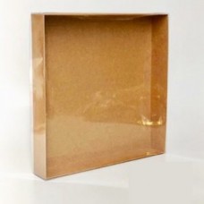 BOX DISPLAY KRAFT 250x250x40MM