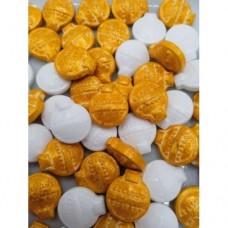 SPRINKLES XMAS BAUBLES GOLD & WHITE 50ML