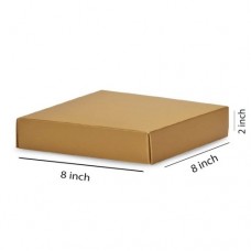 CAKE BOX KRAFT 8x8x2