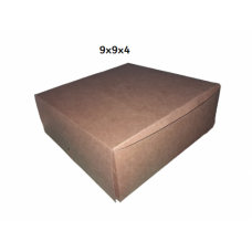 CAKE BOX KRAFT 9x9x4