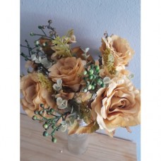 ROSE BUNCH LARGE MUSTARD 7'S