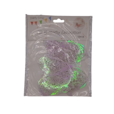 BUTTERFLIES PAPER PEARL 3D 12'S