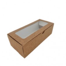 BOX DONUT KRAFT WINDOW
