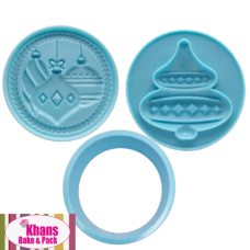 COOKIE CUTTER WITH STAMP 4 XMAS