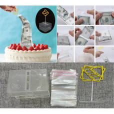 MONEY CASH CAKE BOX 10.5x10.5x6.5CM