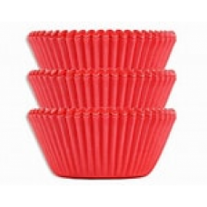 C/CAKE CUPS 14/12 RED CRIMP 100'S