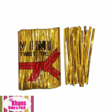 BAG TIES GOLD +-800PC