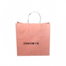 GIFT BAG XL PINK 31X41CM 1'S