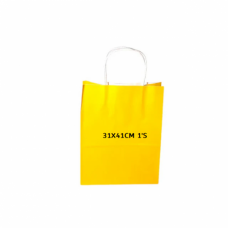 GIFT BAG XL YELLOW 31X41CM 1'S