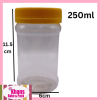 JAR ROUND CLEAR 250ML