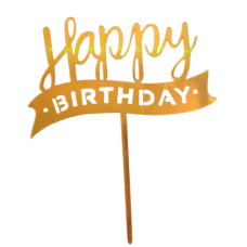 C/TOPPER BENTO HBD RIBBON BIRTHDAY