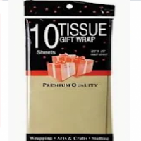 TISSUE GIFT WRAP GOLD 20x26