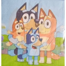 P/SERVIETTES BLUEY 20'S
