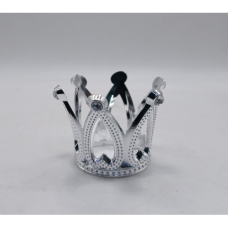CROWN TINY SILVER (PLASTIC) 3*3*3.3