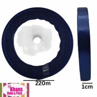 RIBBON SATIN NAVY BLUE 1M*220M RIBBON SATIN NAVY BLUE 1M*220M